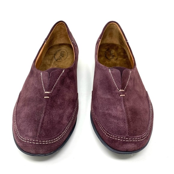 Taos Footwear Marvey shoes in Bordeaux Suede - Picture 3 of 7
